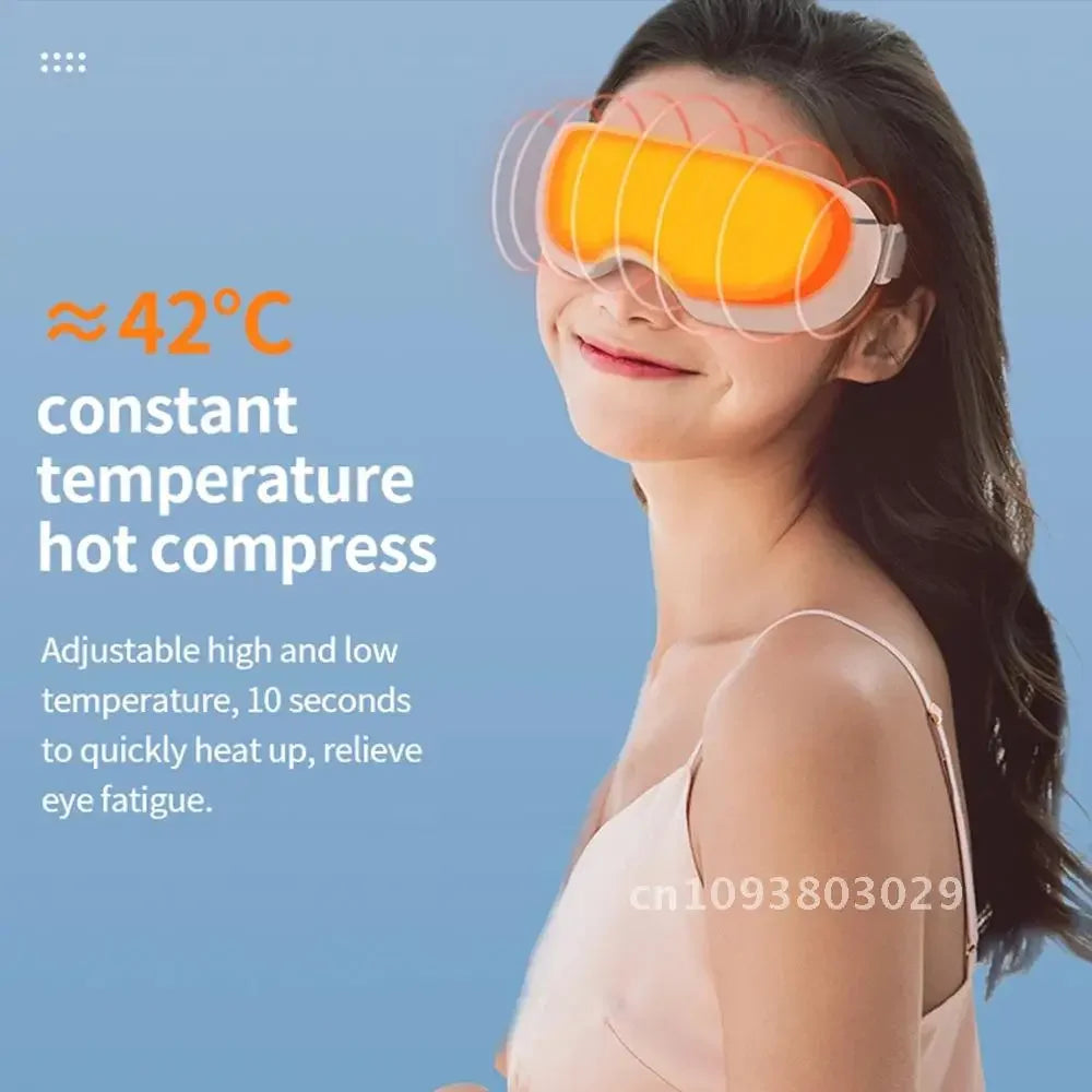 Electric Nano For Eye Massager With Smart Heat Hot Compress Steam Mask