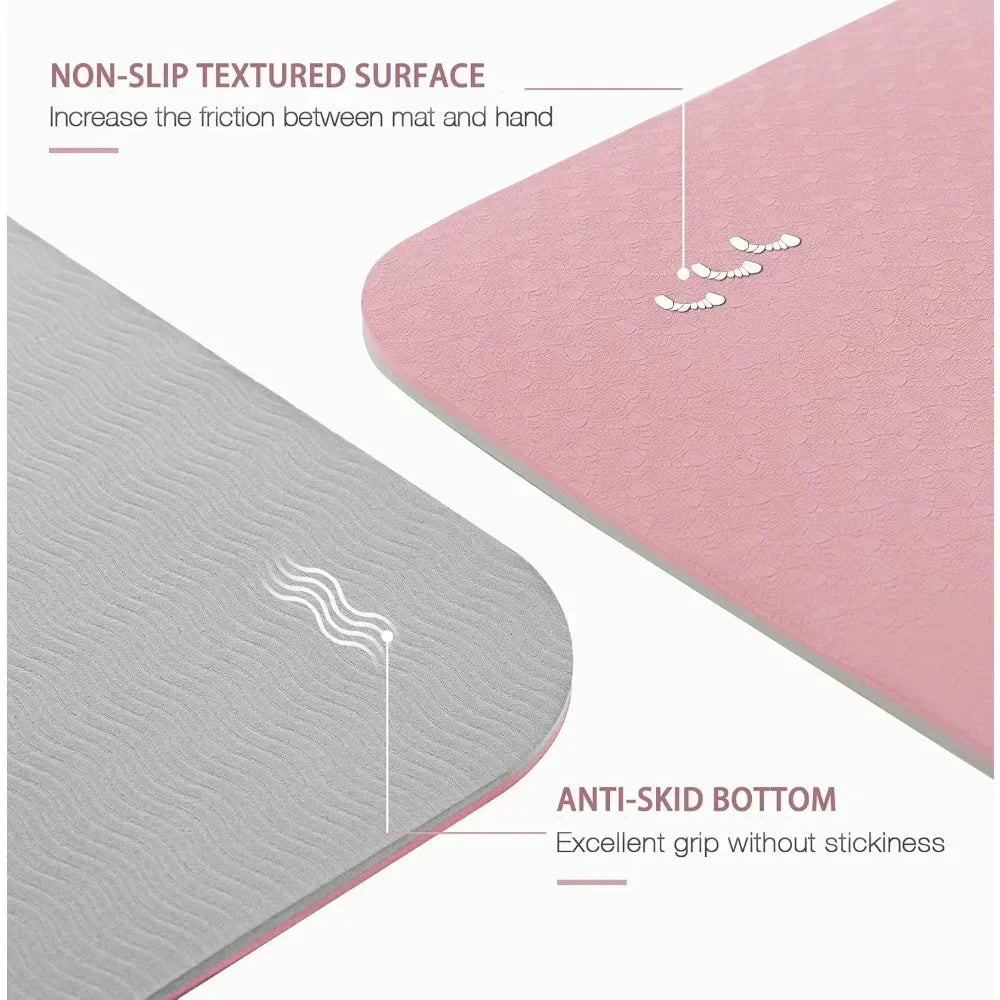 Large Yoga for Men and Women Mat Extra Thick Durable Mat