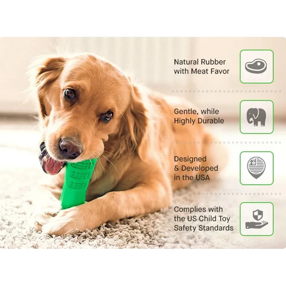 Silicone Pet Chewable Toothbrush Dog