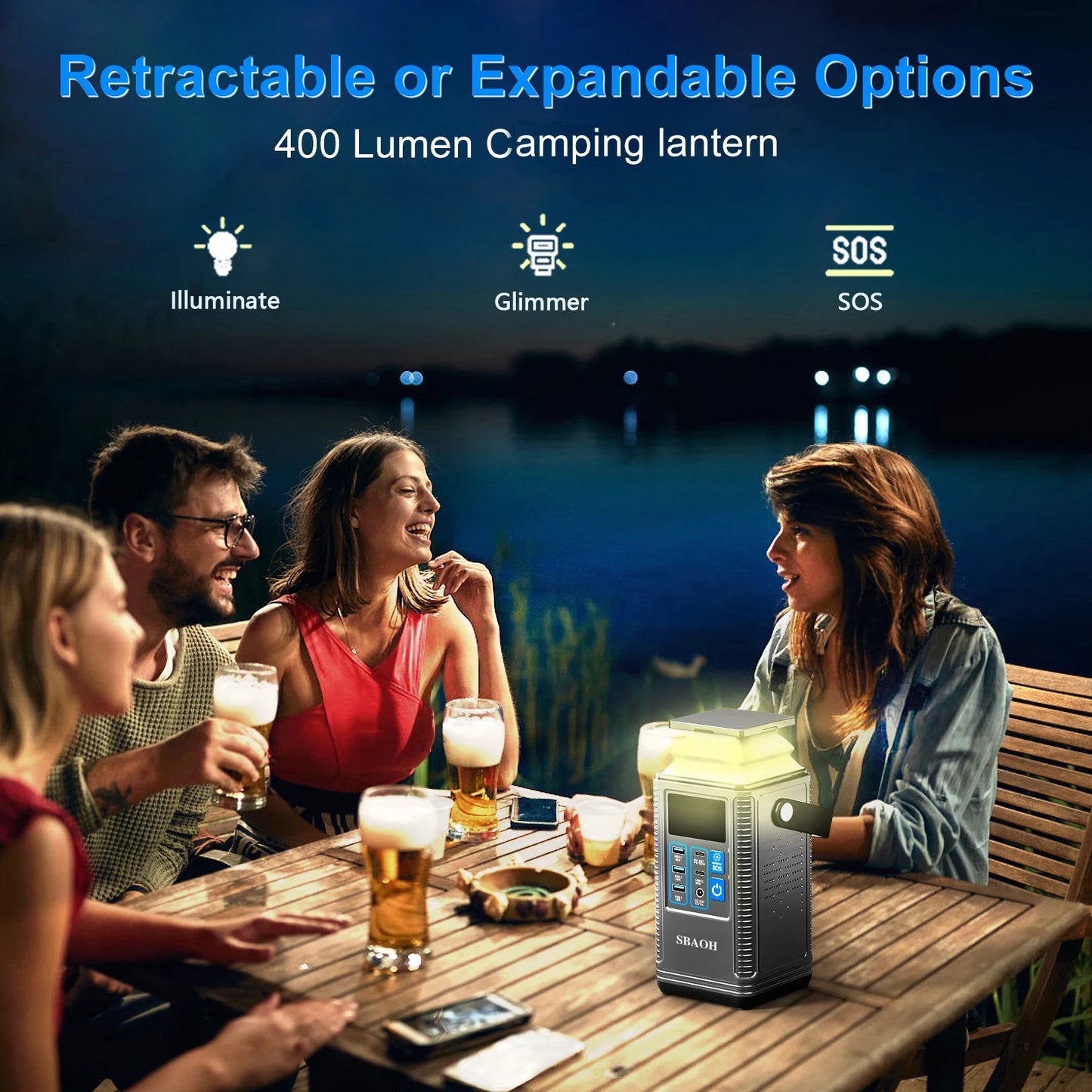 Portable Power Station, Outdoor Generator