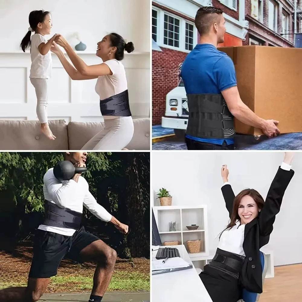Back Brace for Lower Back Pain,Lumbar Support for Heavy Lifting Men Women,