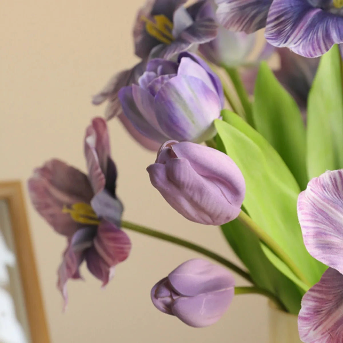 3 Bundles Tulip Artificial Flower,