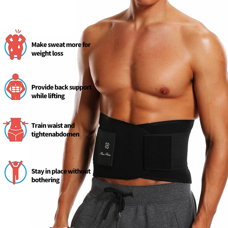 Orthopedic Body Shaper Belt Back Support Belt for Men Waist Trainer