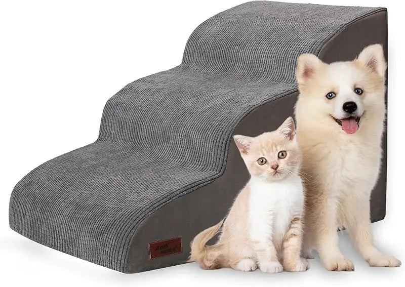Pet Stairs for Large Dog Cat High Density Soft Foam Small Dog Ramp Ladder