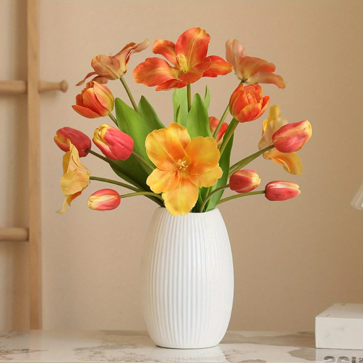 3 Bundles Tulip Artificial Flower,