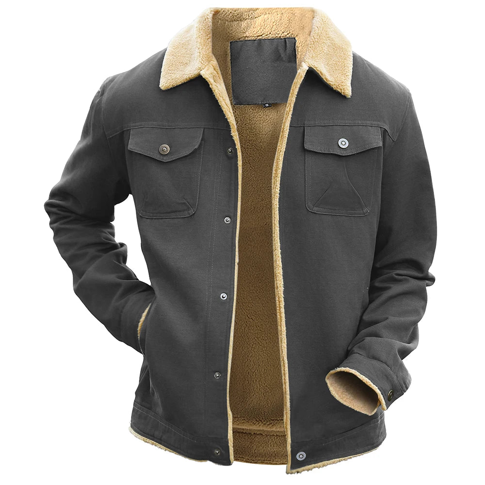 Men's Jackets Winter Warm Waterproof Fleece Lined High Quality