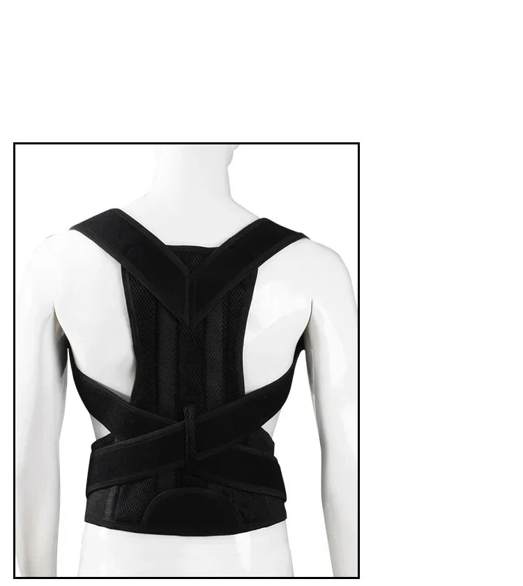 Reinforced Belt Lumbar Column Posture Corrector Vest