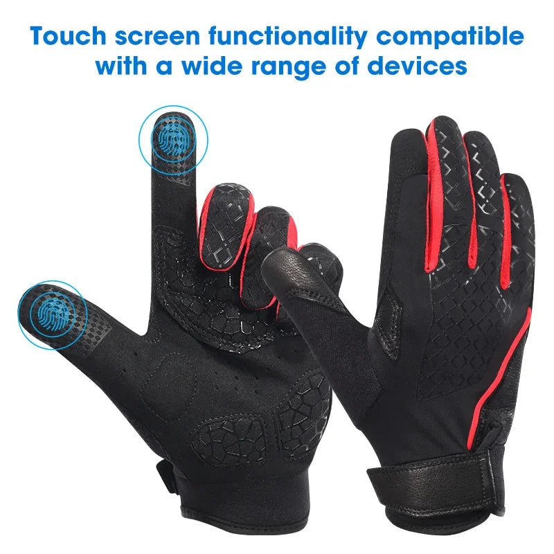 Cycling Gloves Men Summer Full Finger