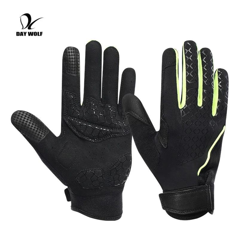 Cycling Gloves Men Summer Full Finger