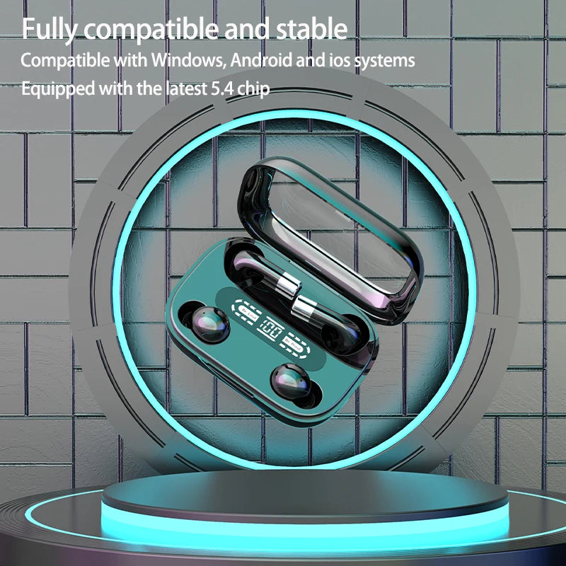 Dual Set Wireless Bluetooth Earbuds Gaming Music Sports HD Audio