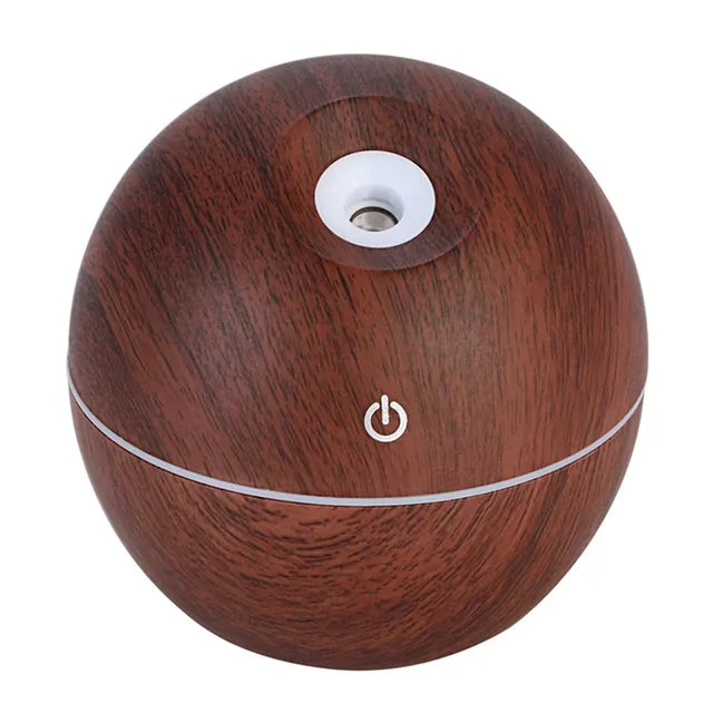 130ml USB Essential Oil Diffuser Ultrasonic Mist Humidifier Air Purifier 7 Color Change