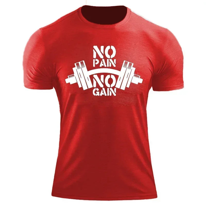 T Shirt for Men no pain no gain