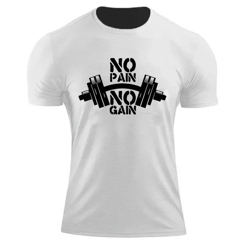 T Shirt for Men no pain no gain