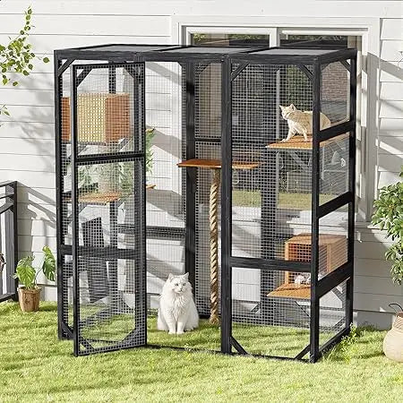 Large Cat Cage, Outdoor Indoor Catio Enclosure,