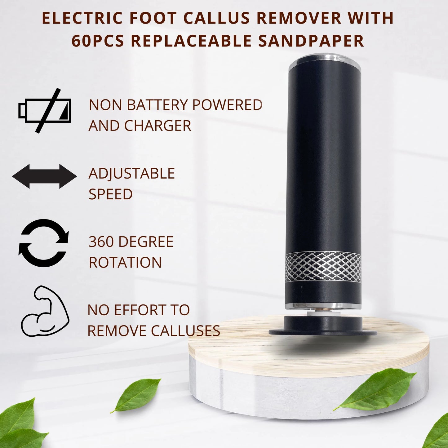 Electric Callus Remover with Speed Controller