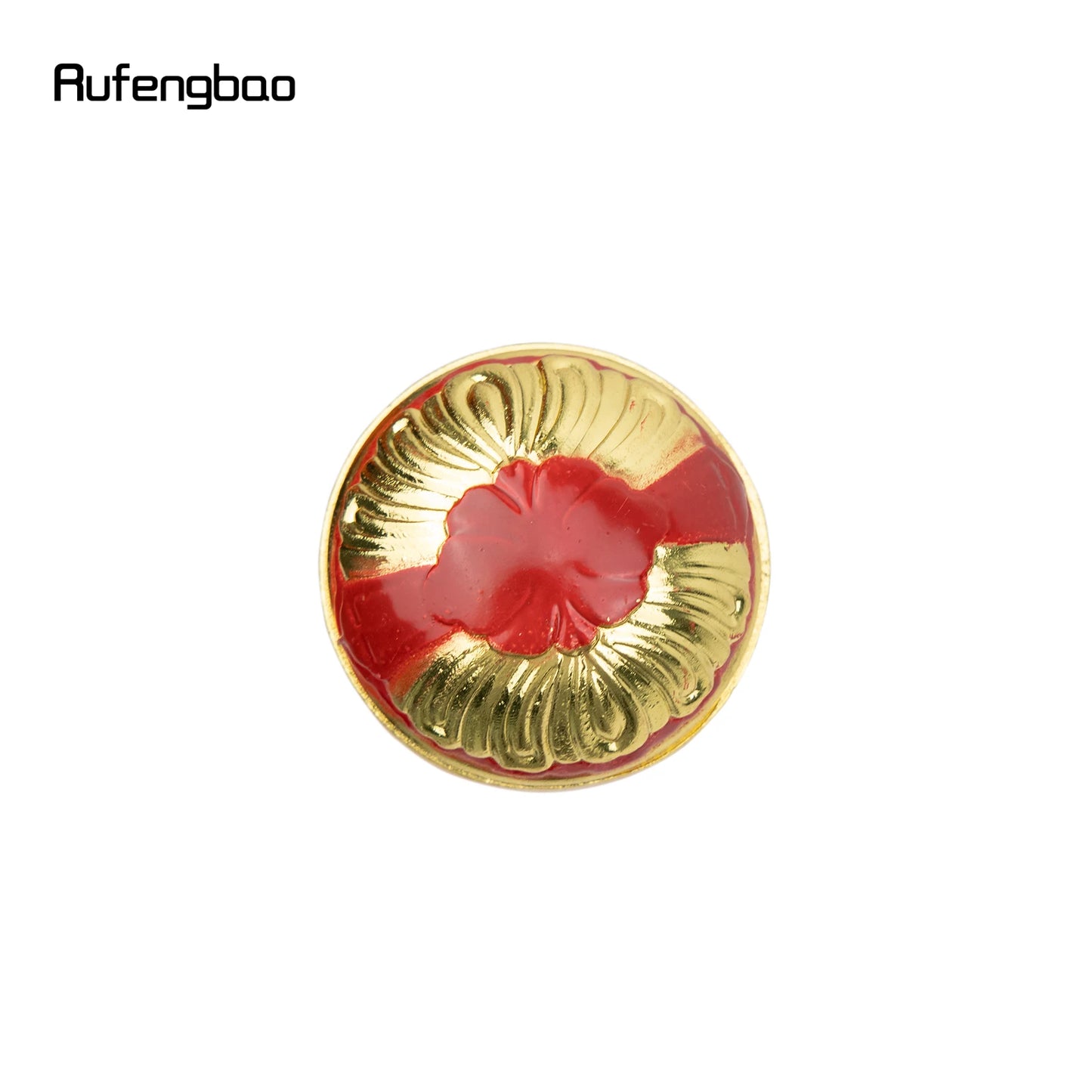 Golden Red Luxury Round Handle Fashion Walking Stick 93cm