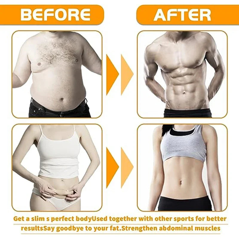 Abdominal Trainer Belt Muscle Stimulator Toner Waist Belly Workout Massager