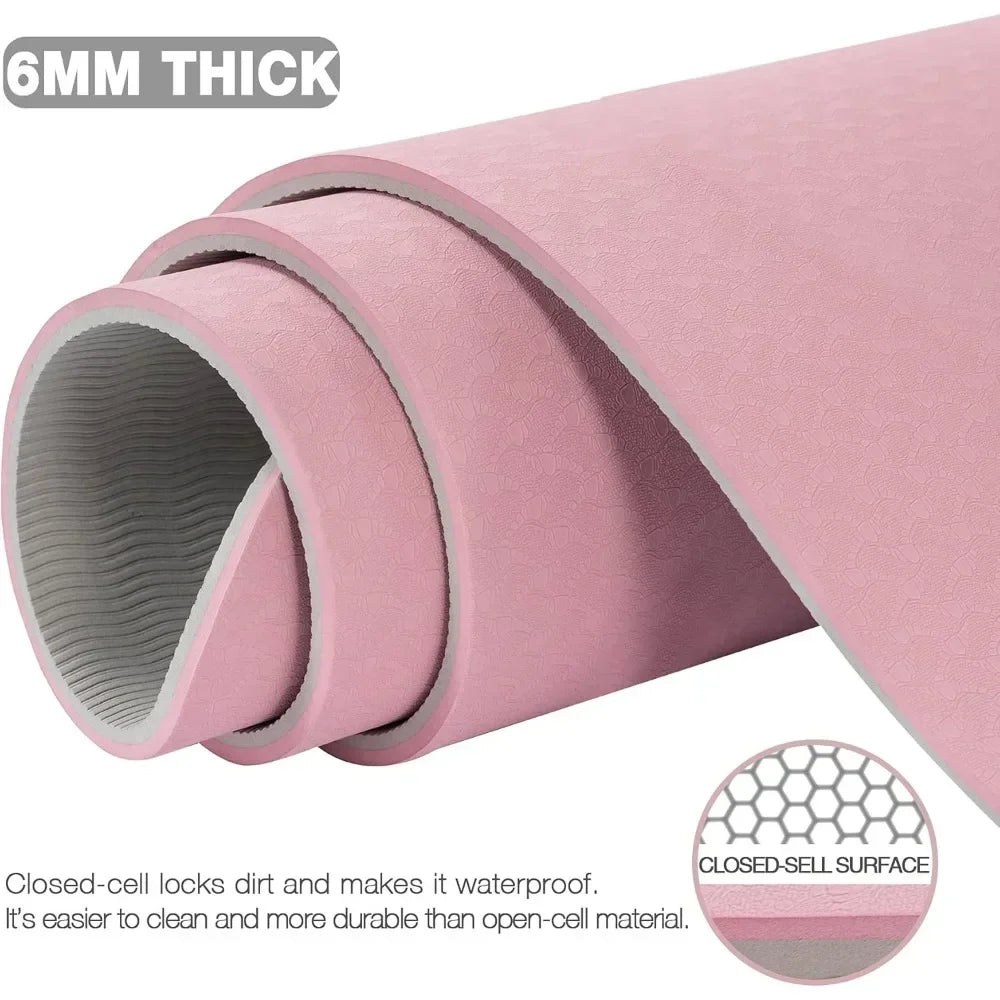 Large Yoga for Men and Women Mat Extra Thick Durable Mat