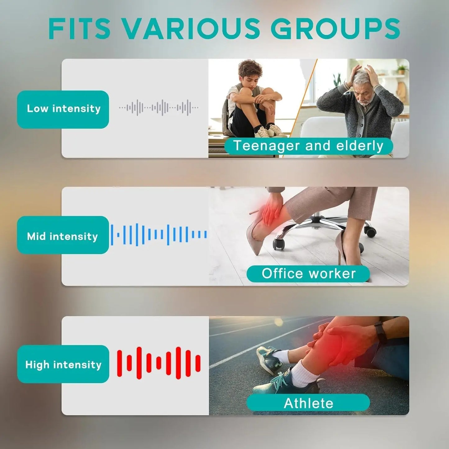 Electric Foot Massager Machine with Heat Kneading Feet Calf Massagers for Relaxation