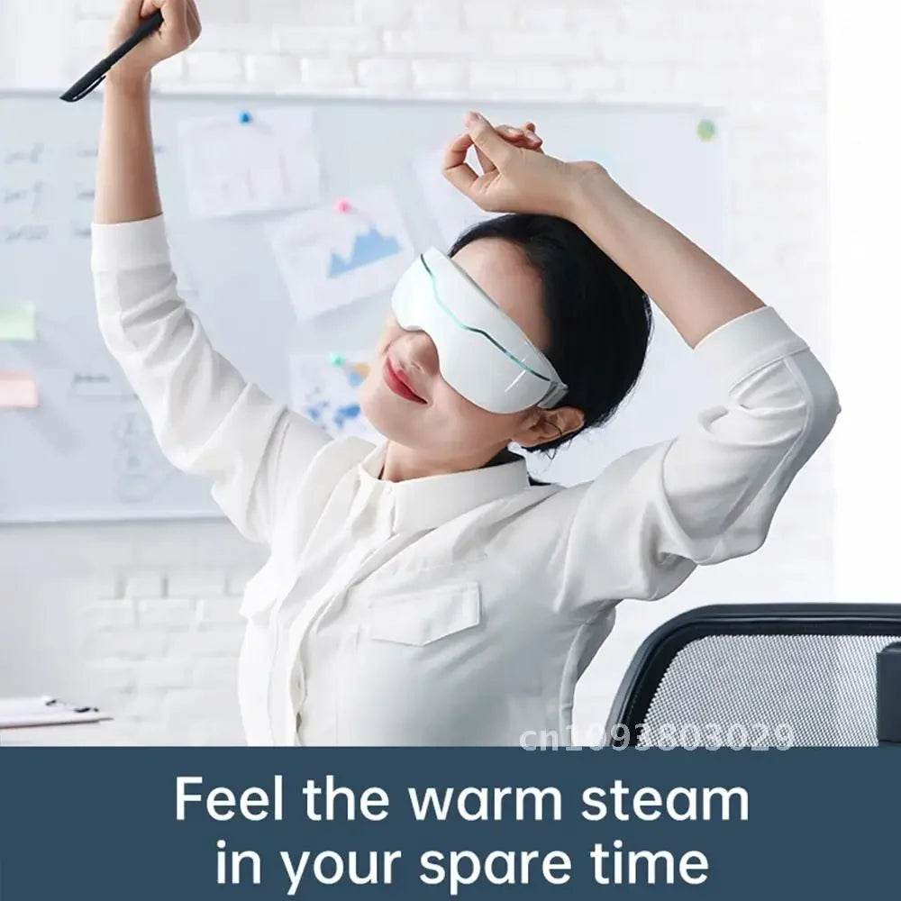 Electric Nano For Eye Massager With Smart Heat Hot Compress Steam Mask