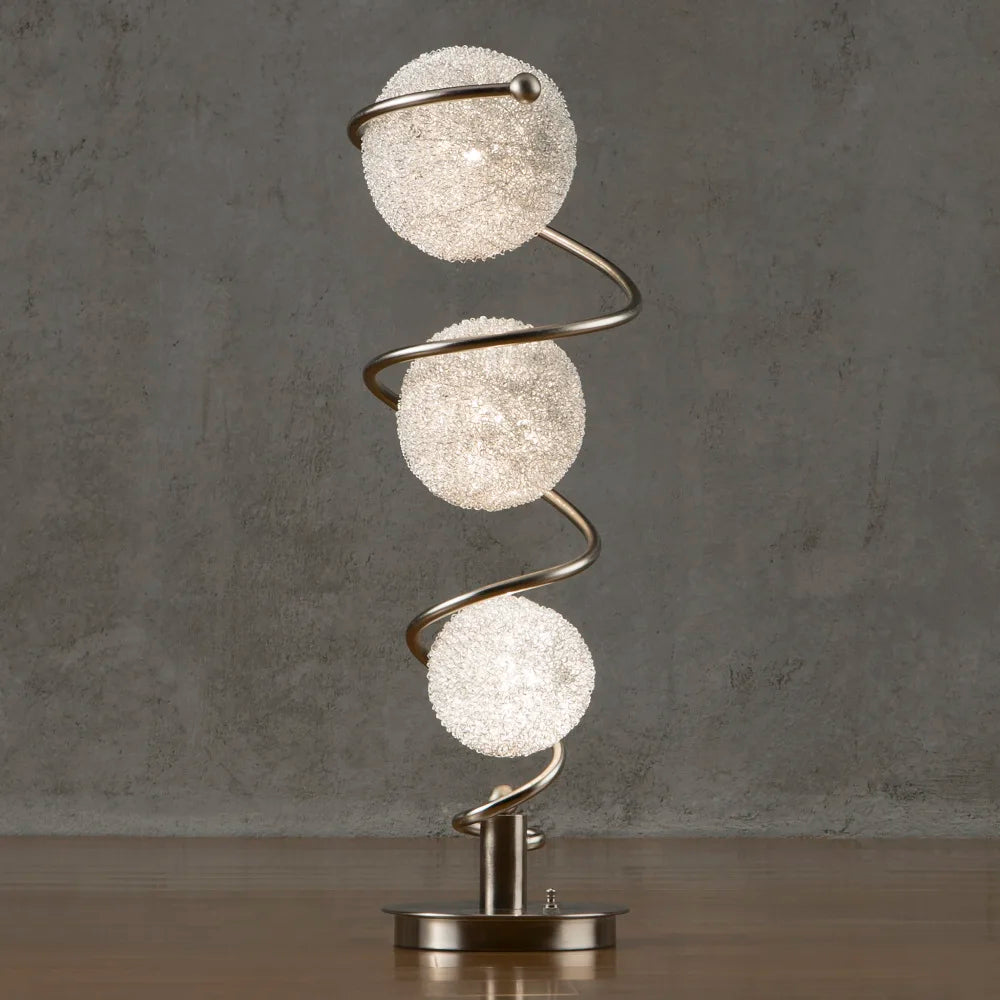 Luxurious Bedroom Table Lamp Sparkling Decorative Designer