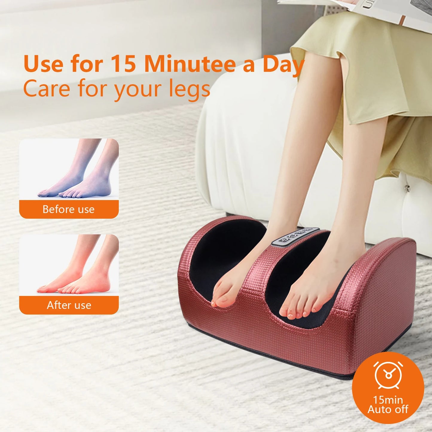 Foot massage machine Foot kneading foot leg massager electric