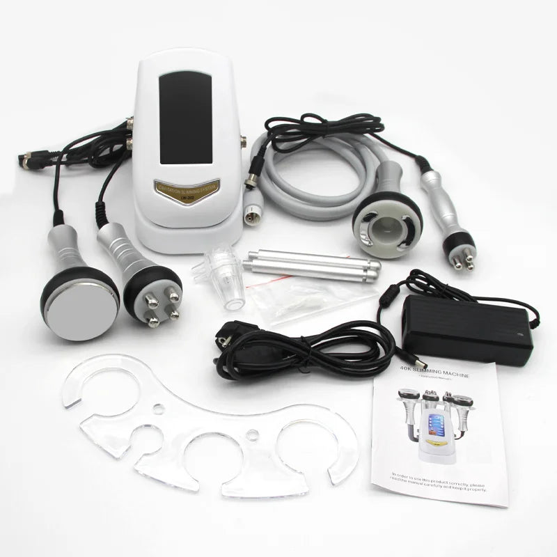 4 In 1 40k Cavitation Weight Loss Massager Body Vacuum Firming Skin Anti Aging Face Lift Ultrasonic Smoothing Skin