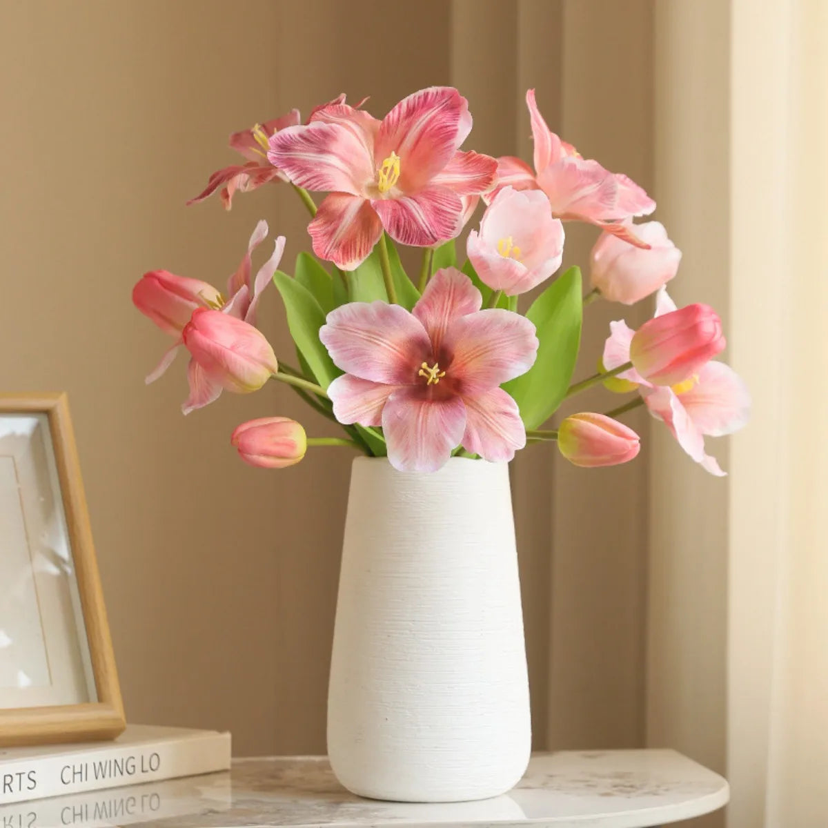 3 Bundles Tulip Artificial Flower,