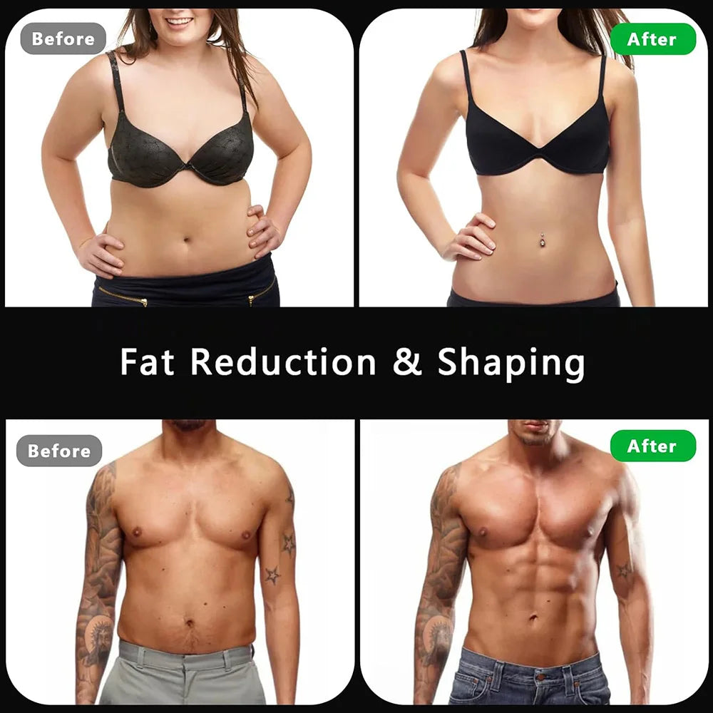 Abdominal Toning Belt Muscle Toner EMS Muscle Stimulator Abs Trainer Recharge Body Massager