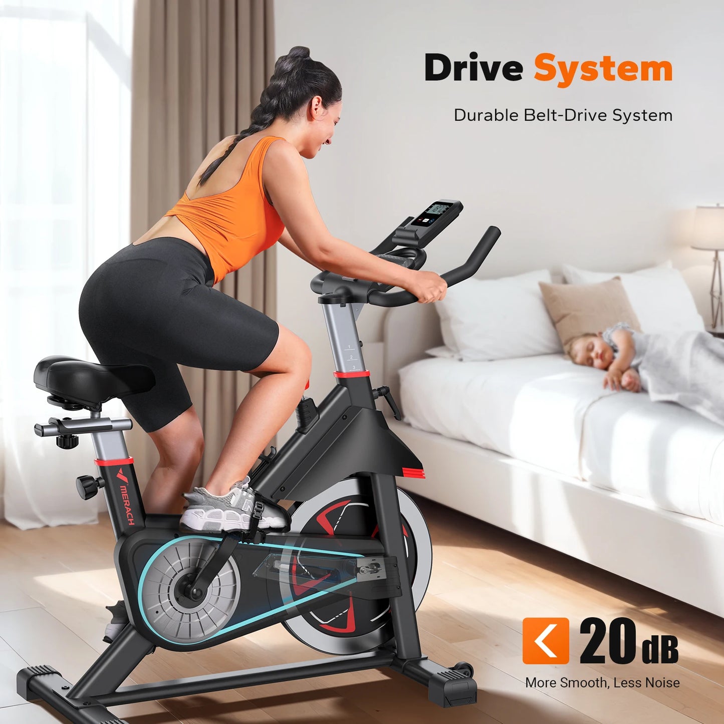 Exercise Bike S38 Indoor Cycling Magnetic Resistance