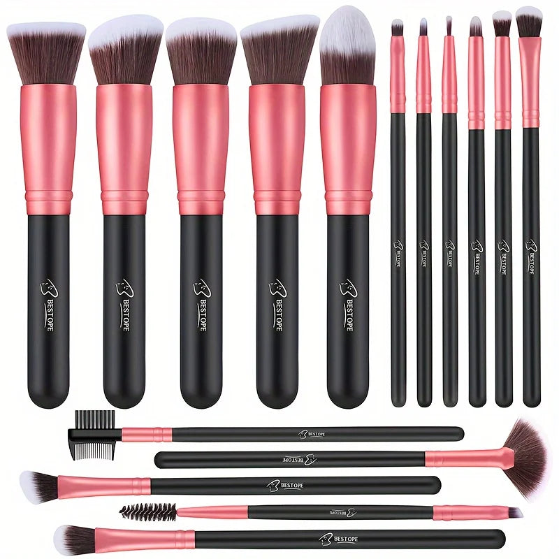 PRO Makeup Brushes Makeup Brush Set - 16 Pcs