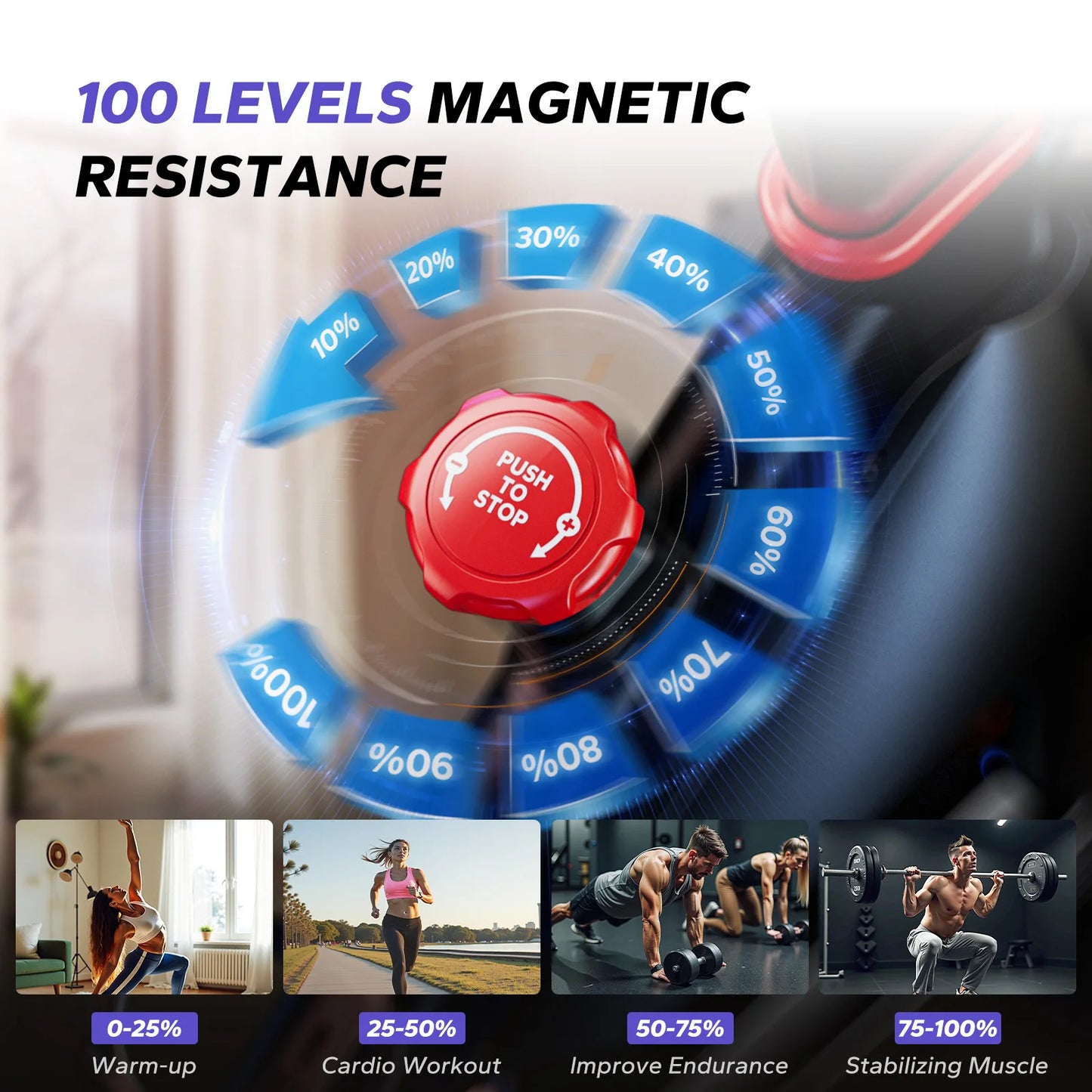 Exercise Bike S38 Indoor Cycling Magnetic Resistance