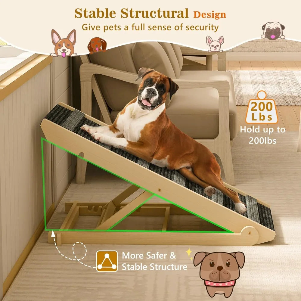 Dog Ramp, Portable Pet Ramp for Large Small Old Dogs Cats