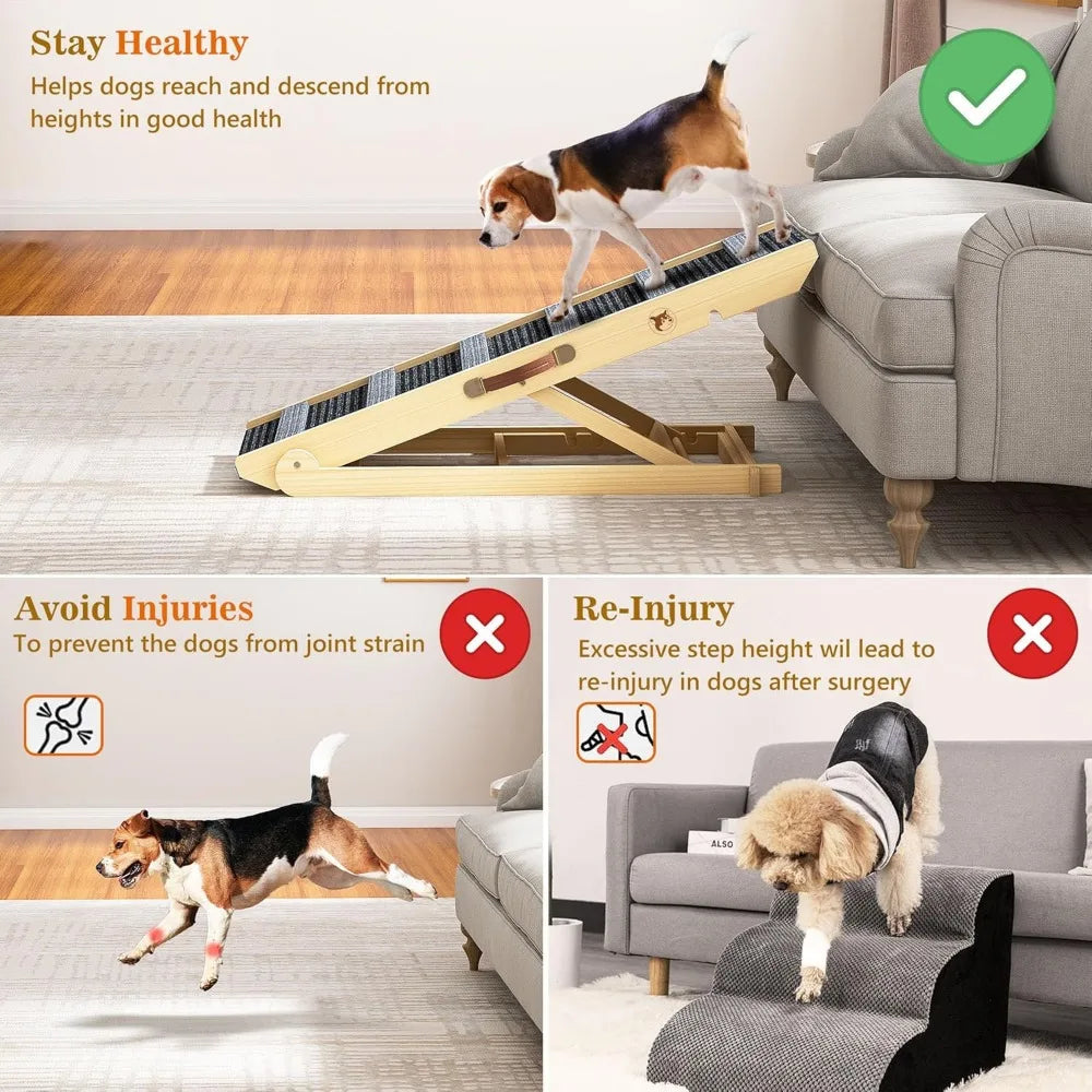 Dog Ramp, Portable Pet Ramp for Large Small Old Dogs Cats