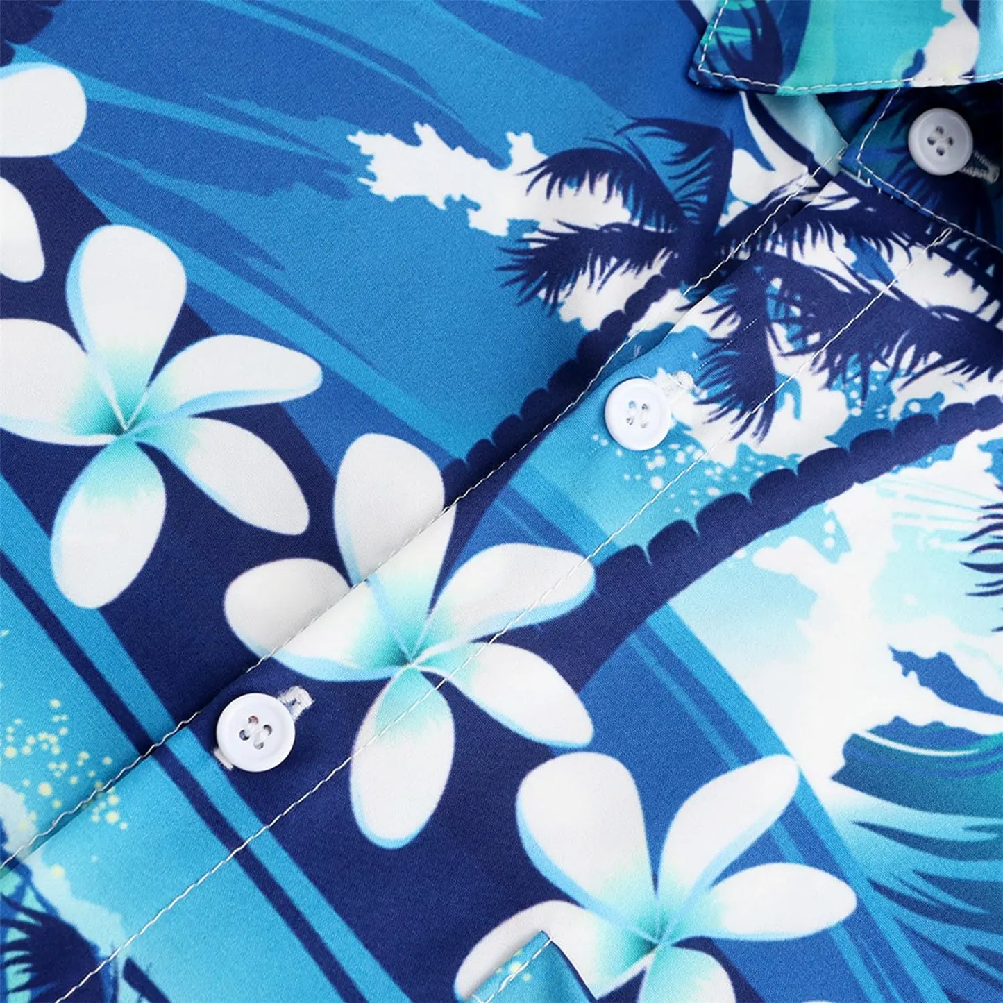 Funky Halloween Hawaiian Shirt for Men Palm Beach Shirts Tropical Vacation Shirts