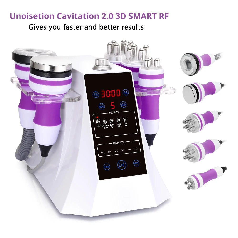 5 in 1 Ultrasonic 40K Cavitation Vacuum Fat Loss Body Shaping Machine