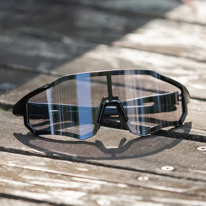 Bicycle Glasses Photochromic Polarized Lens UV400 Protection Sports Eyewear