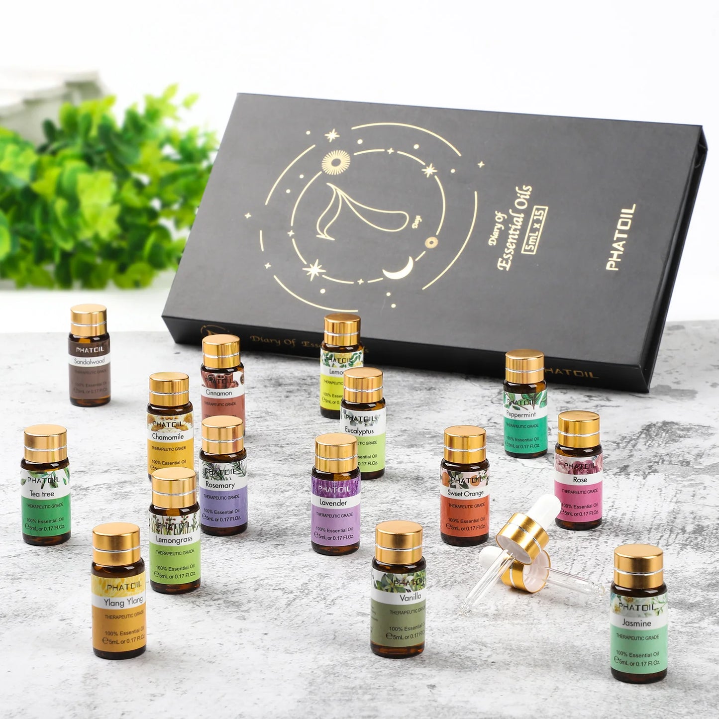 15pcs Essential Oils Set Natural Plant Aroma