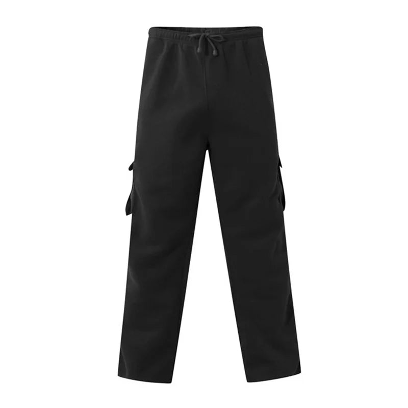 Men’s Loose Cargo Pants Casual Drawstring
