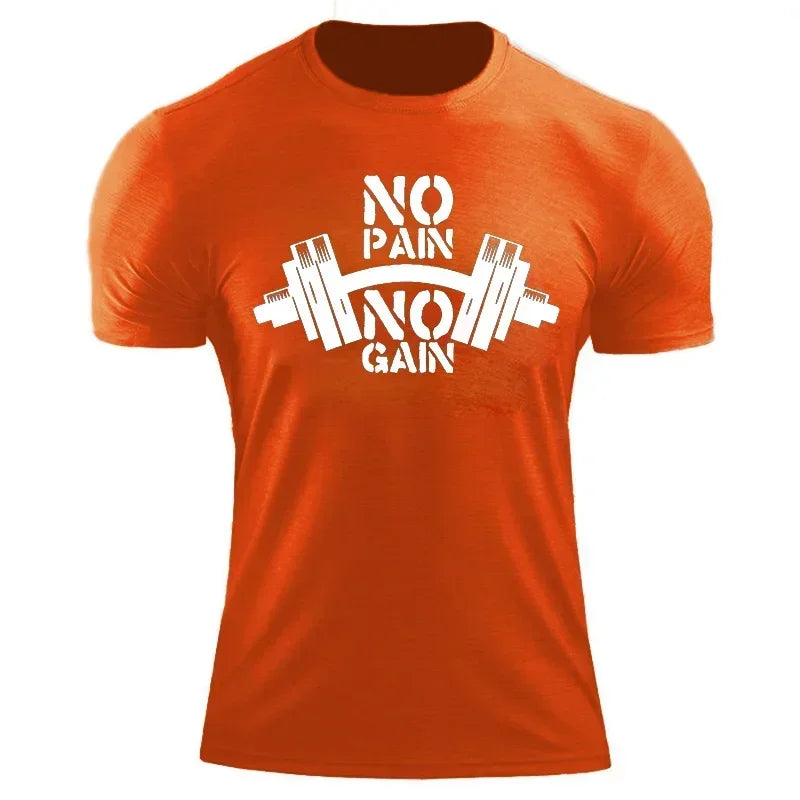 T Shirt for Men no pain no gain