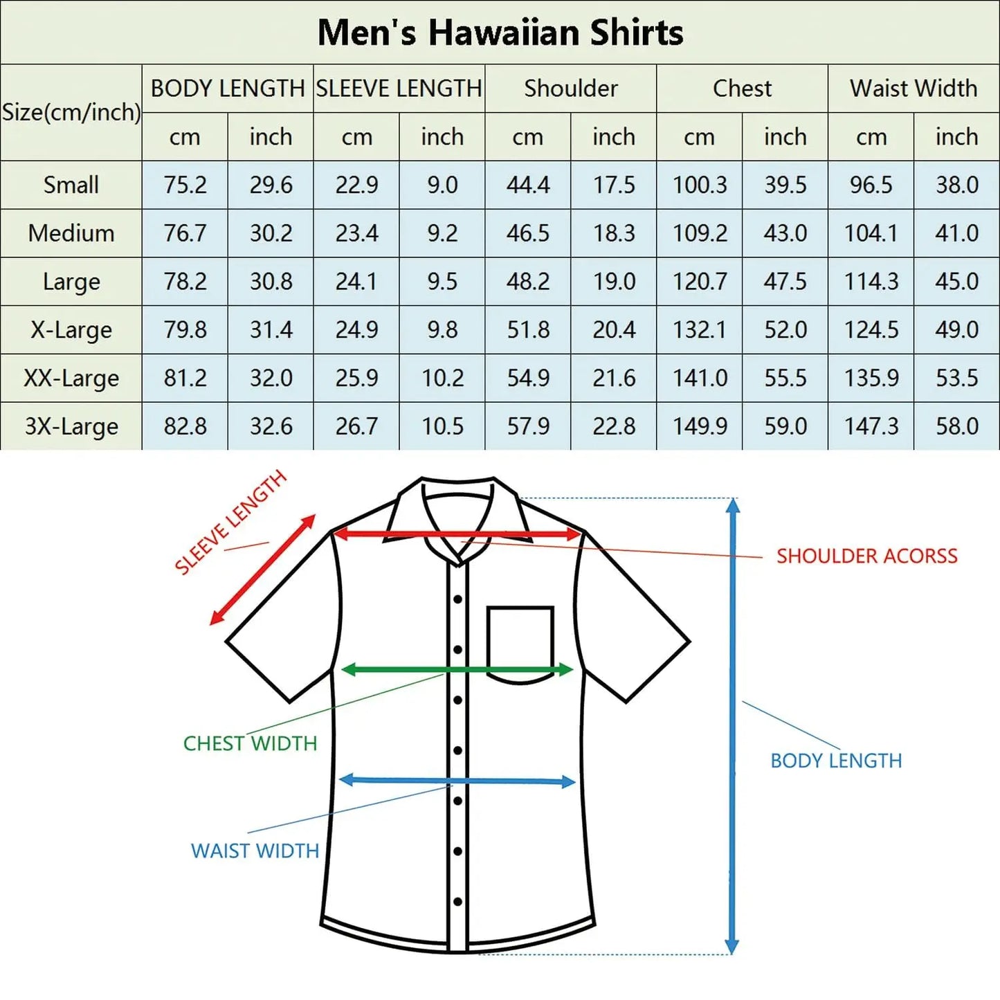 KYKU Hawaiian Shirt for Men -  Summer Clothes with Pockets