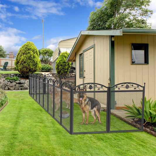 8 Panels DIY Heavy Duty Dog Playpen Pen