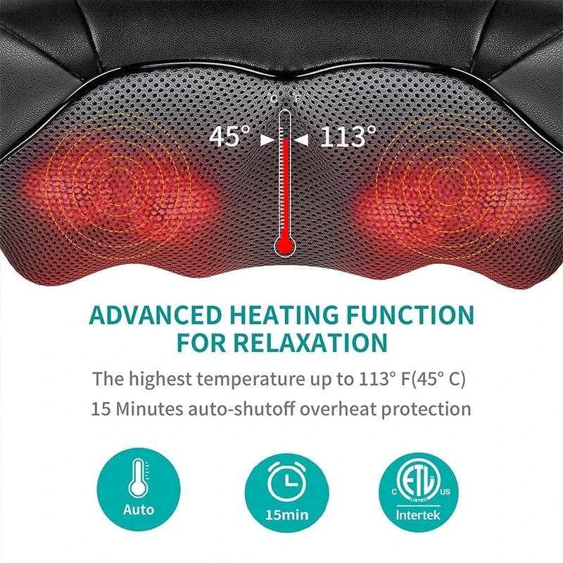 Neck and Shoulder Massager Heated Back Massager