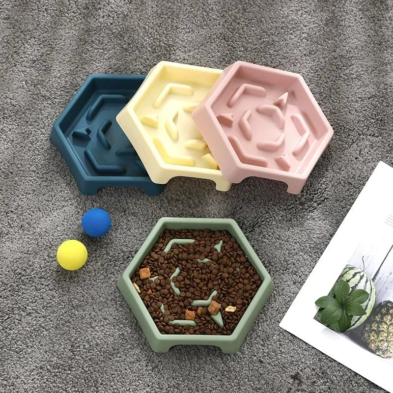 Dog Bowl Anti Choking Slow Food Bowl