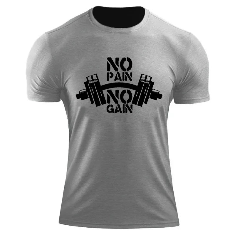 T Shirt for Men no pain no gain