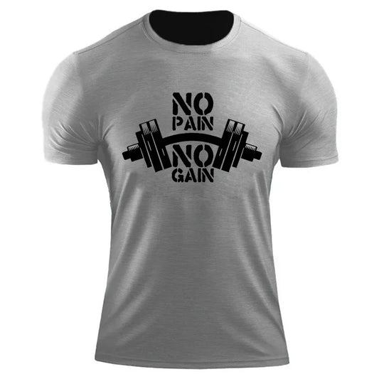 T Shirt for Men no pain no gain