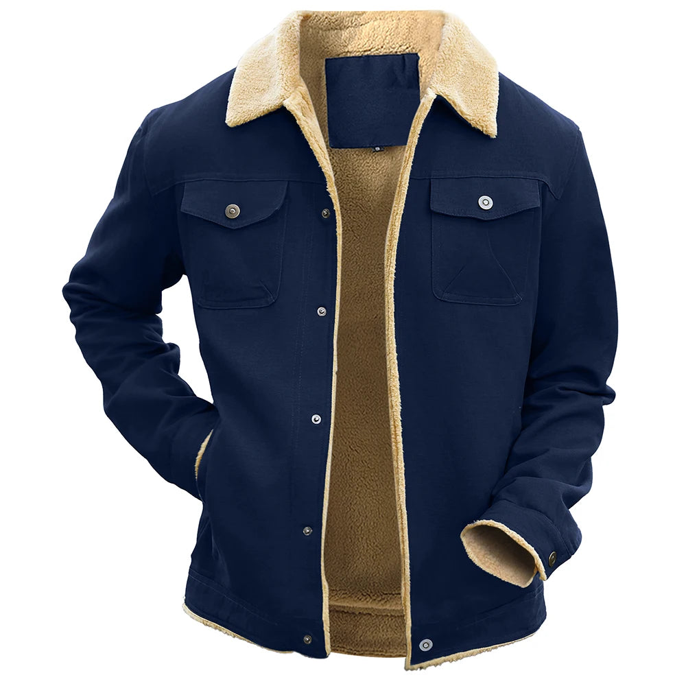 Men's Jackets Winter Warm Waterproof Fleece Lined High Quality