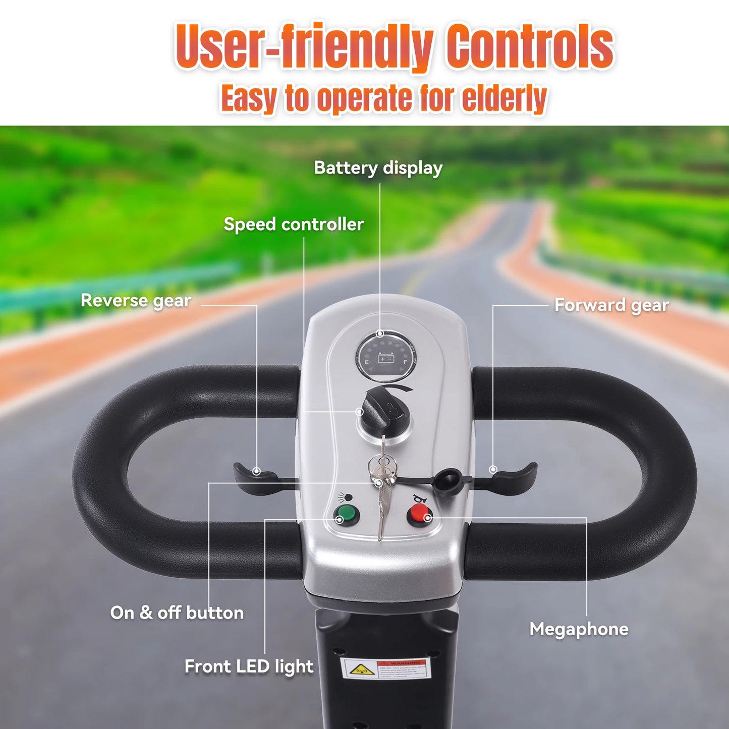 Electric Mobility Scooter   Portable Foldable for Adult Elderly