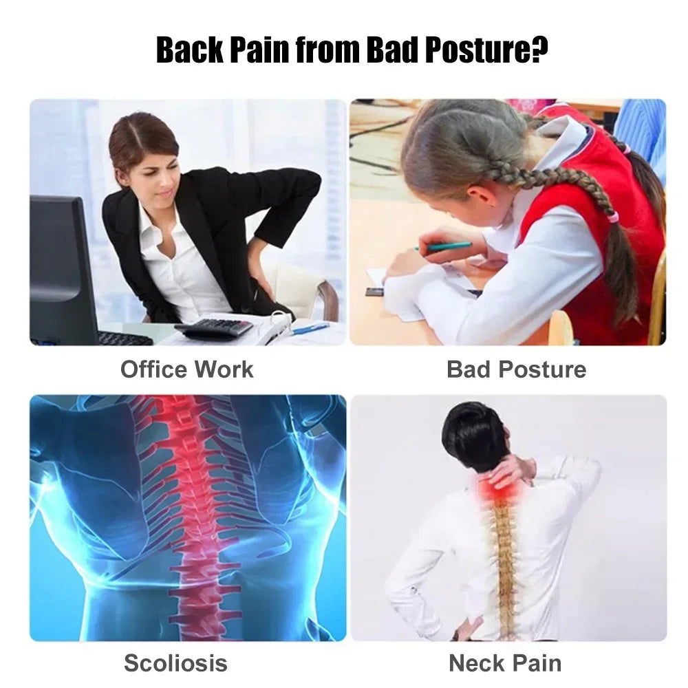 Lumbar Spine Posture Corrector Back Brace Clavicle Support Straight Strap Shoulder