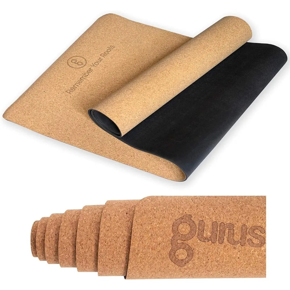 Sweat Proof Durable Cork Yoga Mat Thick Non Slip